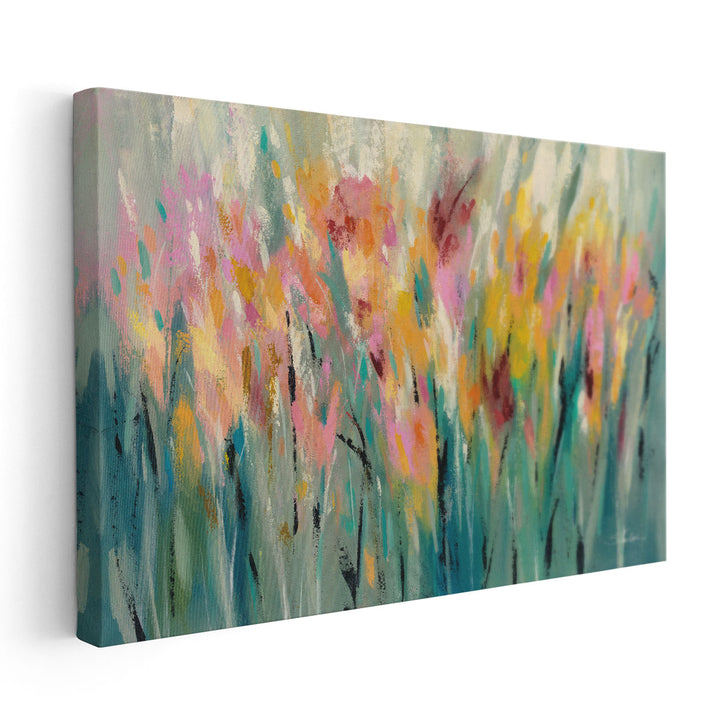 Summer Garden Joy - Canvas Print Wall Art