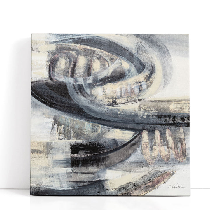 On the Road Black and White - Canvas Print Wall Art