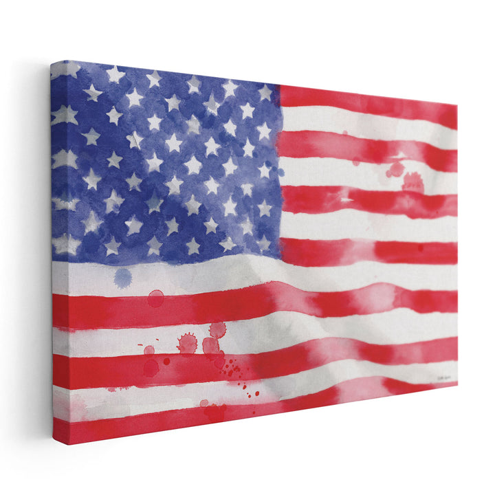 Americana Style I - Canvas Print Wall Art