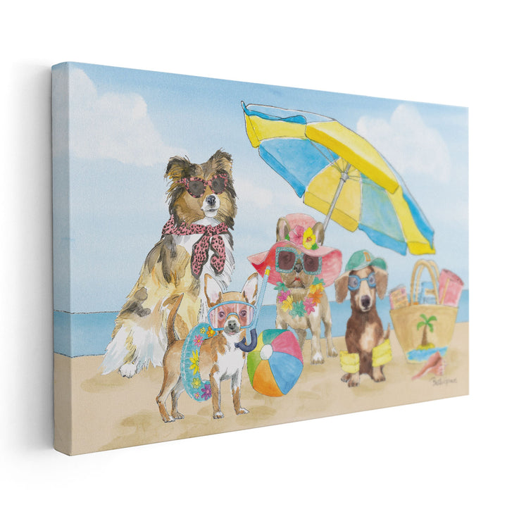 Summer Paws I - Canvas Print Wall Art