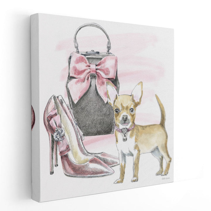 Glamour Pups I - Canvas Print Wall Art