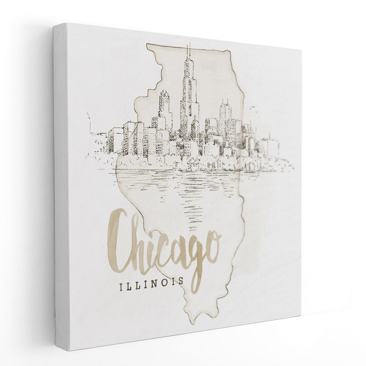 US Cities VI - Canvas Print Wall Art