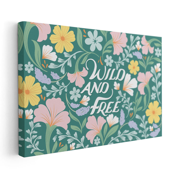 Wild and Free I - Canvas Print Wall Art