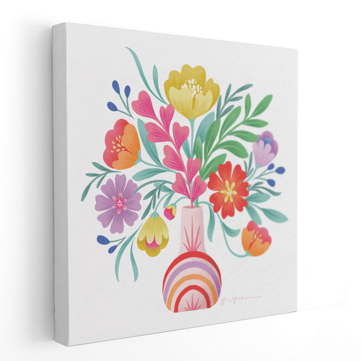 Bold Bouquet - Canvas Print Wall Art