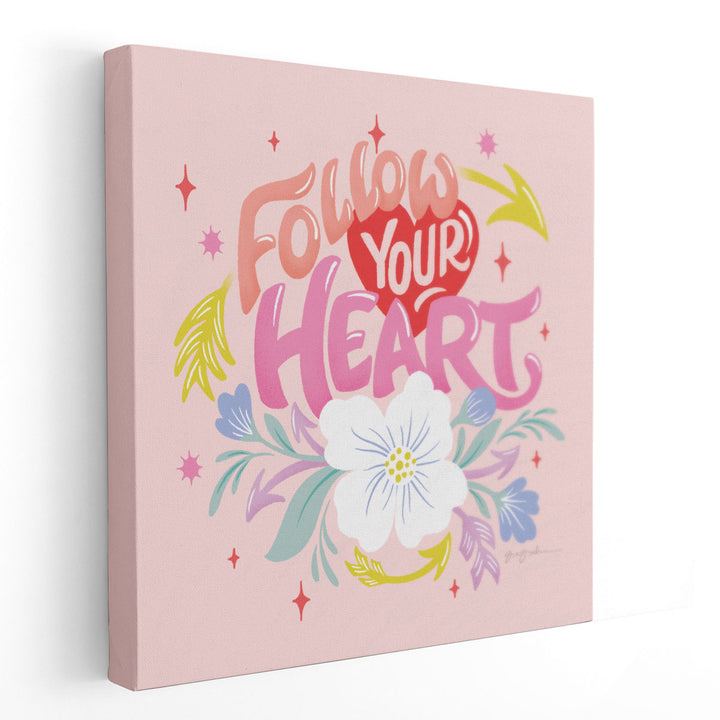 Follow Your Heart I - Canvas Print Wall Art