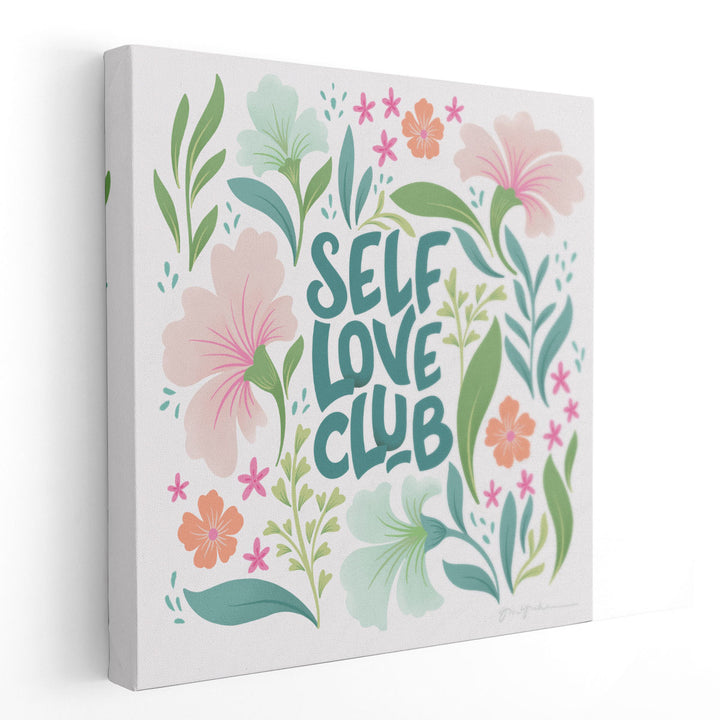 Self Love Club II - Canvas Print Wall Art