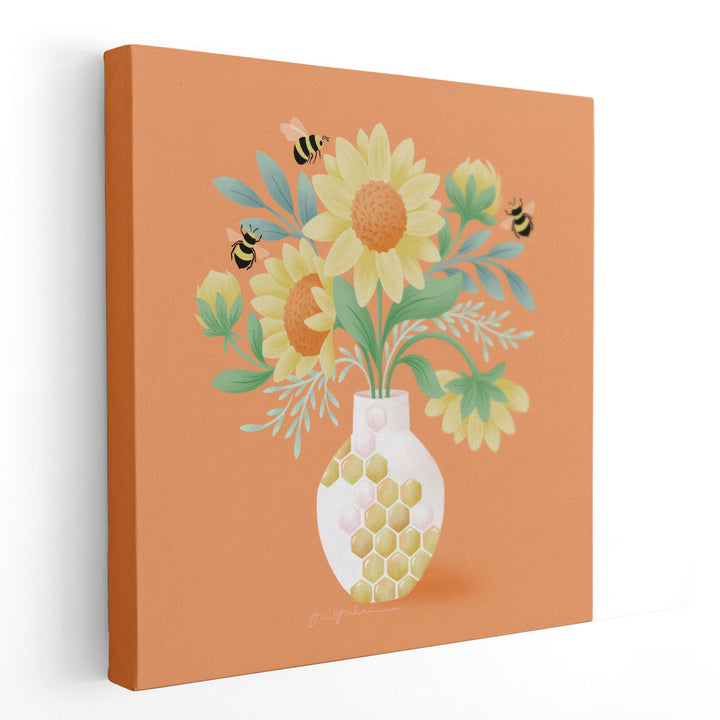 Sunflower Bouquet - Canvas Print Wall Art