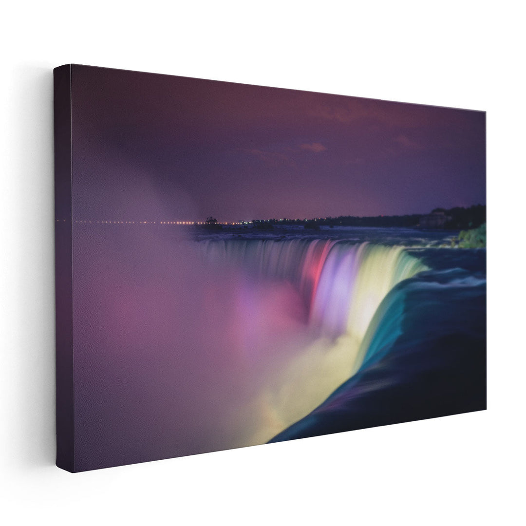 Niagara Falls at Night - Canvas Print Wall Art