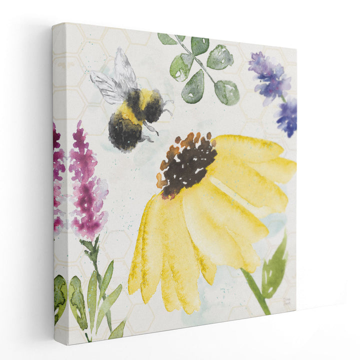 Bee Harmony III - Canvas Print Wall Art