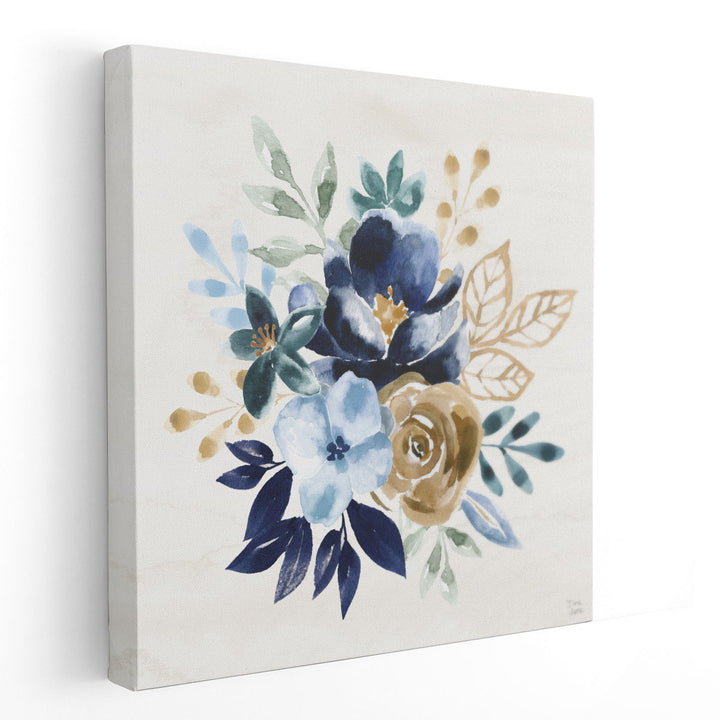 Indigo Splash X - Canvas Print Wall Art