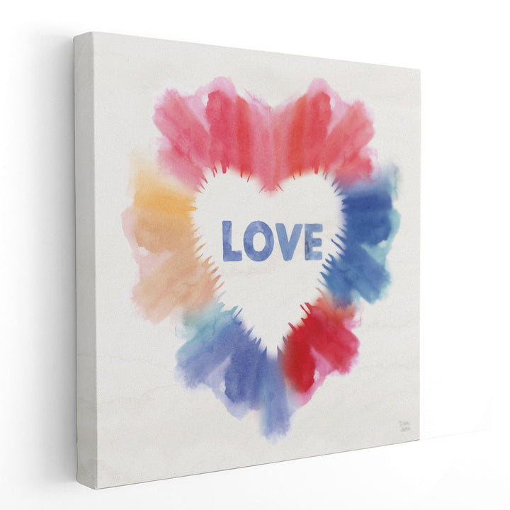 Rainbow Love I - Canvas Print Wall Art