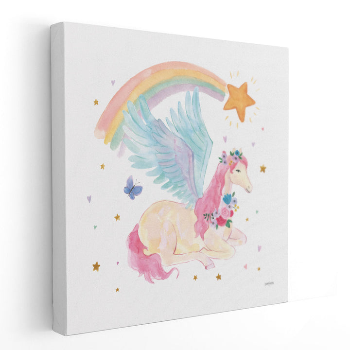 Magical Friends II Butterfly - Canvas Print Wall Art