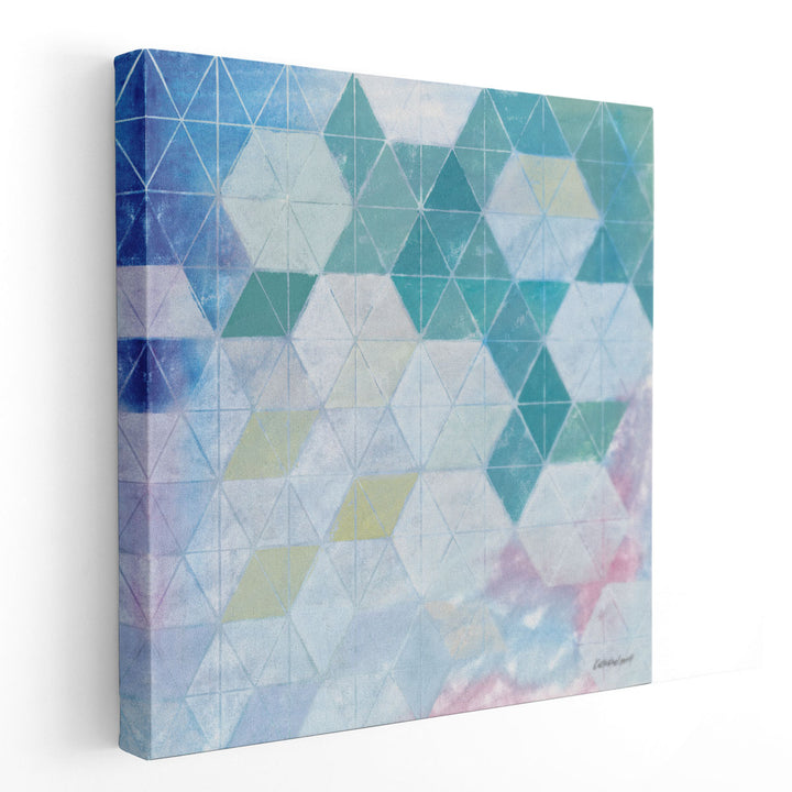 Disappearing Triangles - Canvas Print Wall Art