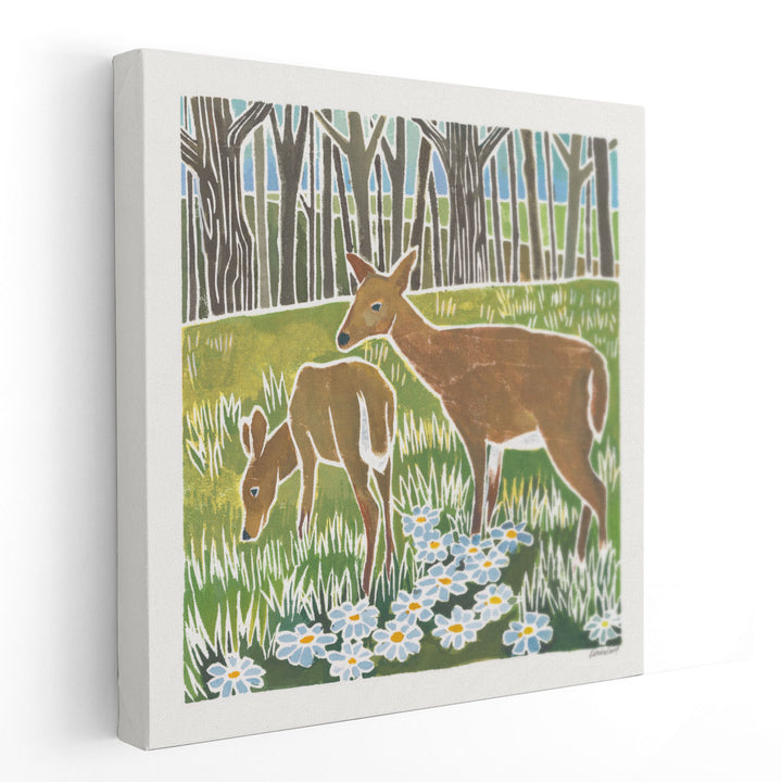 Wild Woodland IV - Canvas Print Wall Art