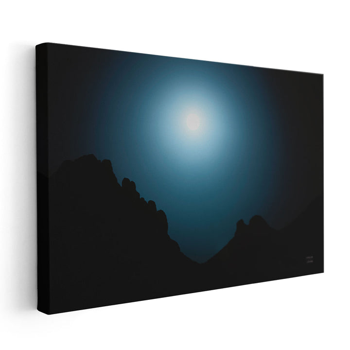 Blue Moon Desert - Canvas Print Wall Art