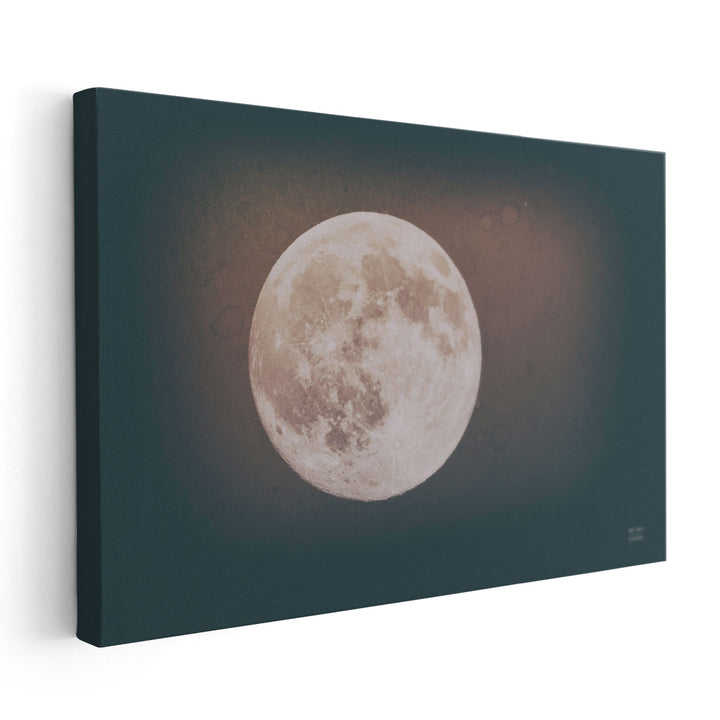 Spring Moon Tones - Canvas Print Wall Art