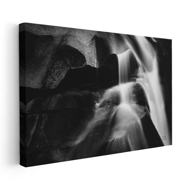 Carving Detail Black and White - Canvas Print Wall Art