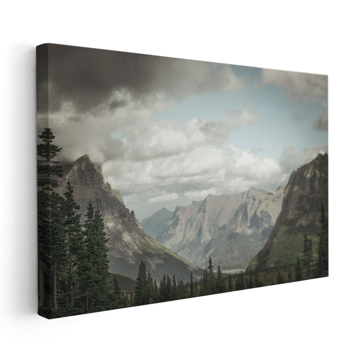 Glacier National Park Gateway - Canvas Print Wall Art