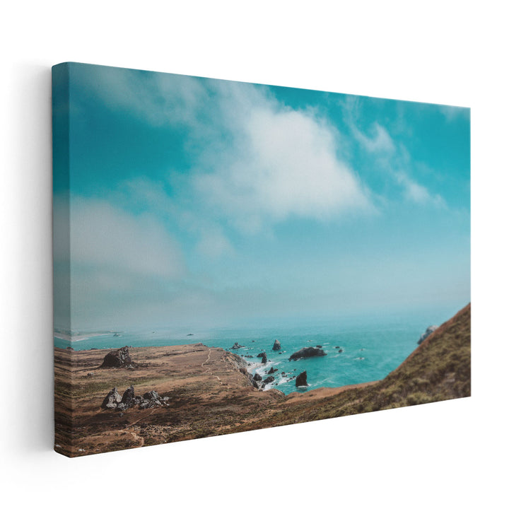 When Sea Becomes Sky - Canvas Print Wall Art