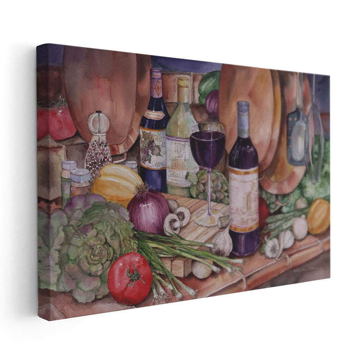 Gourmet Night - Canvas Print Wall Art