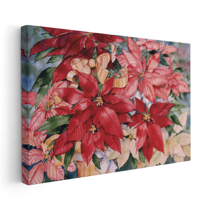 Poinsettia - Canvas Print Wall Art