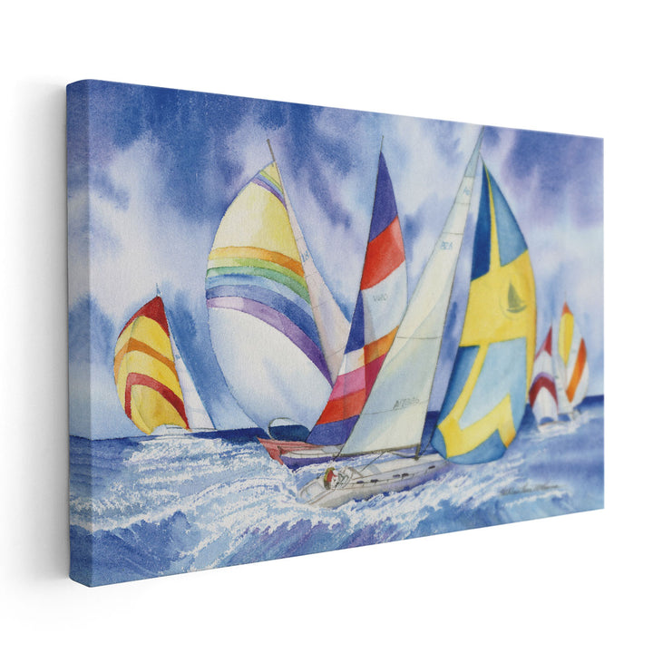 Sailboats - Canvas Print Wall Art