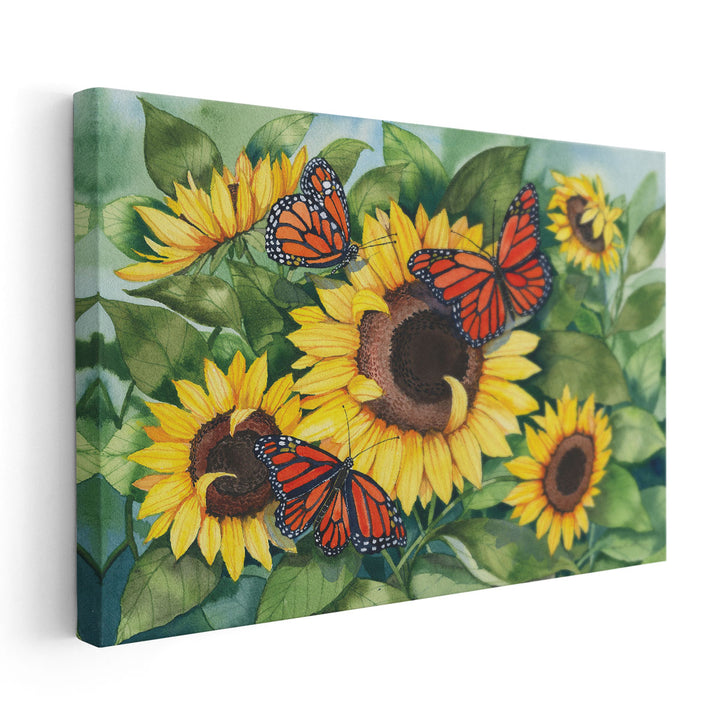 Sunny Monarchy - Canvas Print Wall Art