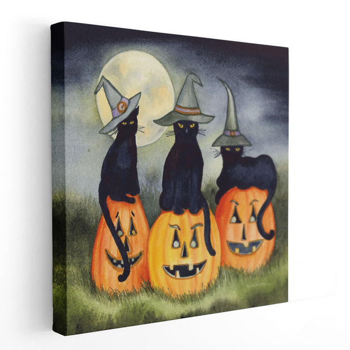 Haunting Halloween Night II - Canvas Print Wall Art