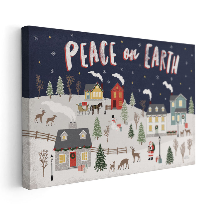 Christmas Village II - Canvas Print Wall Art