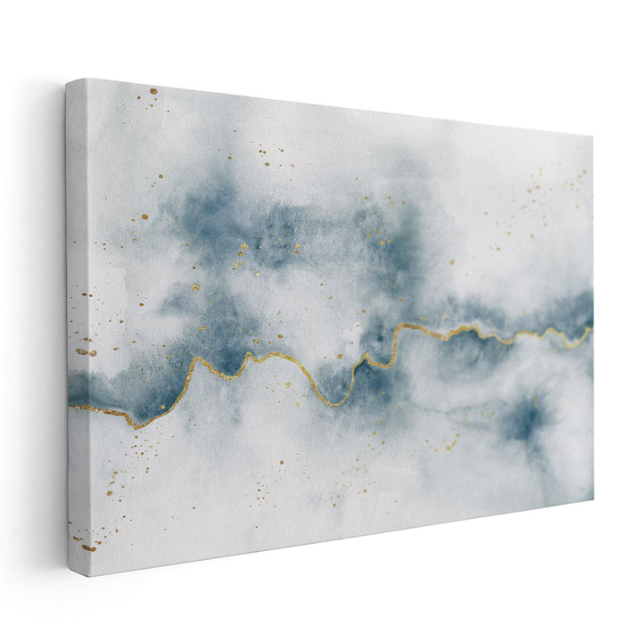 Flow with Gold - Canvas Print Wall Art