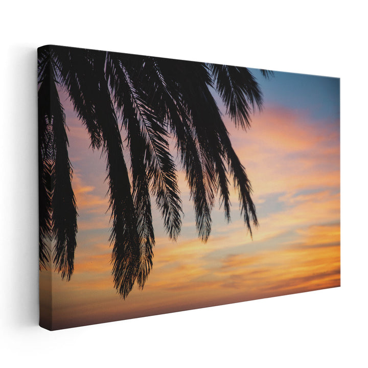 Sunset Palms I - Canvas Print Wall Art