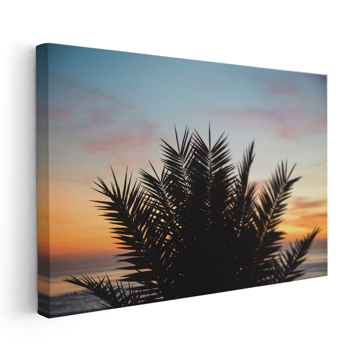 Sunset Palms II - Canvas Print Wall Art