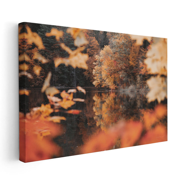 Autumn Reflections - Canvas Print Wall Art