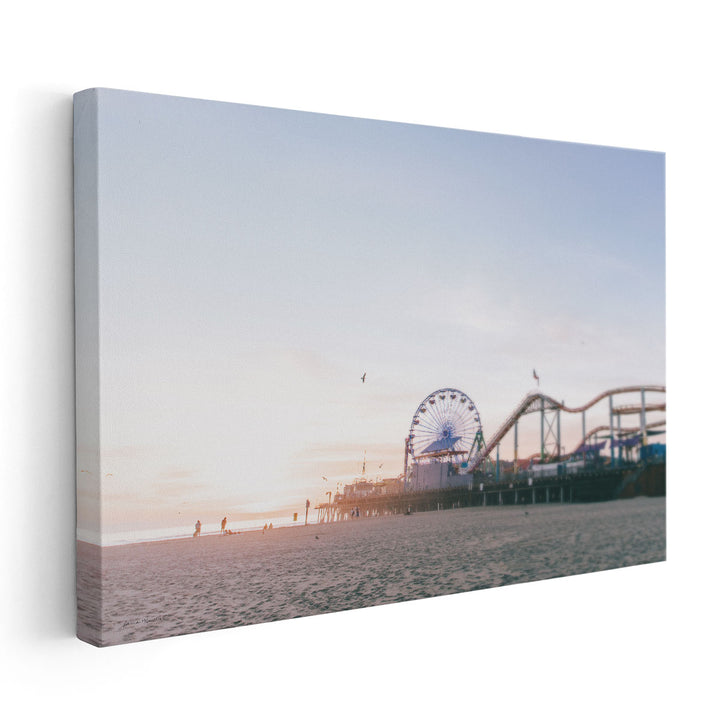 Santa Monica Pier - Canvas Print Wall Art