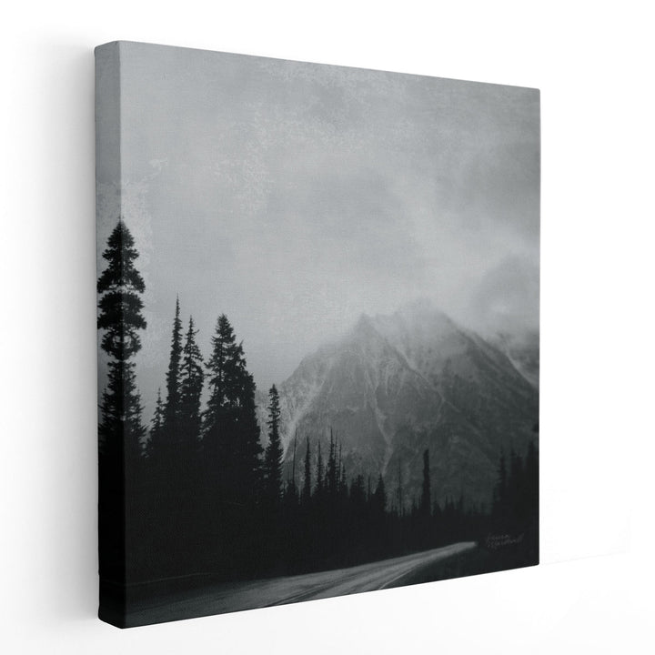 West Coast Wandering III Black and White - Canvas Print Wall Art