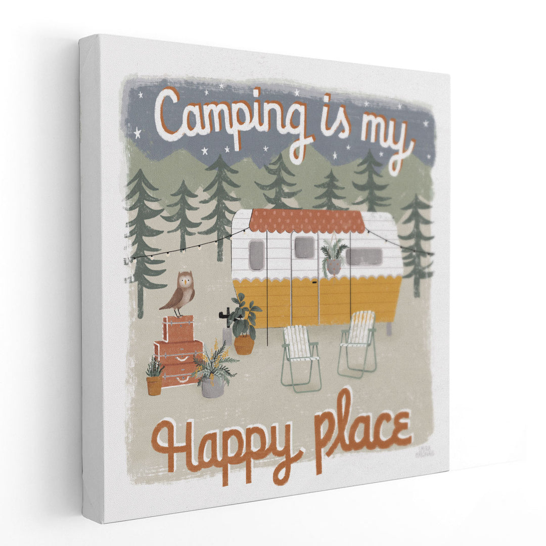 Gone Glamping V - Canvas Print Wall Art