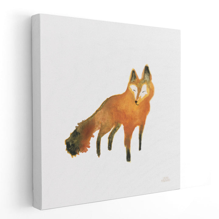 Woodland Whimsy Fox - Canvas Print Wall Art