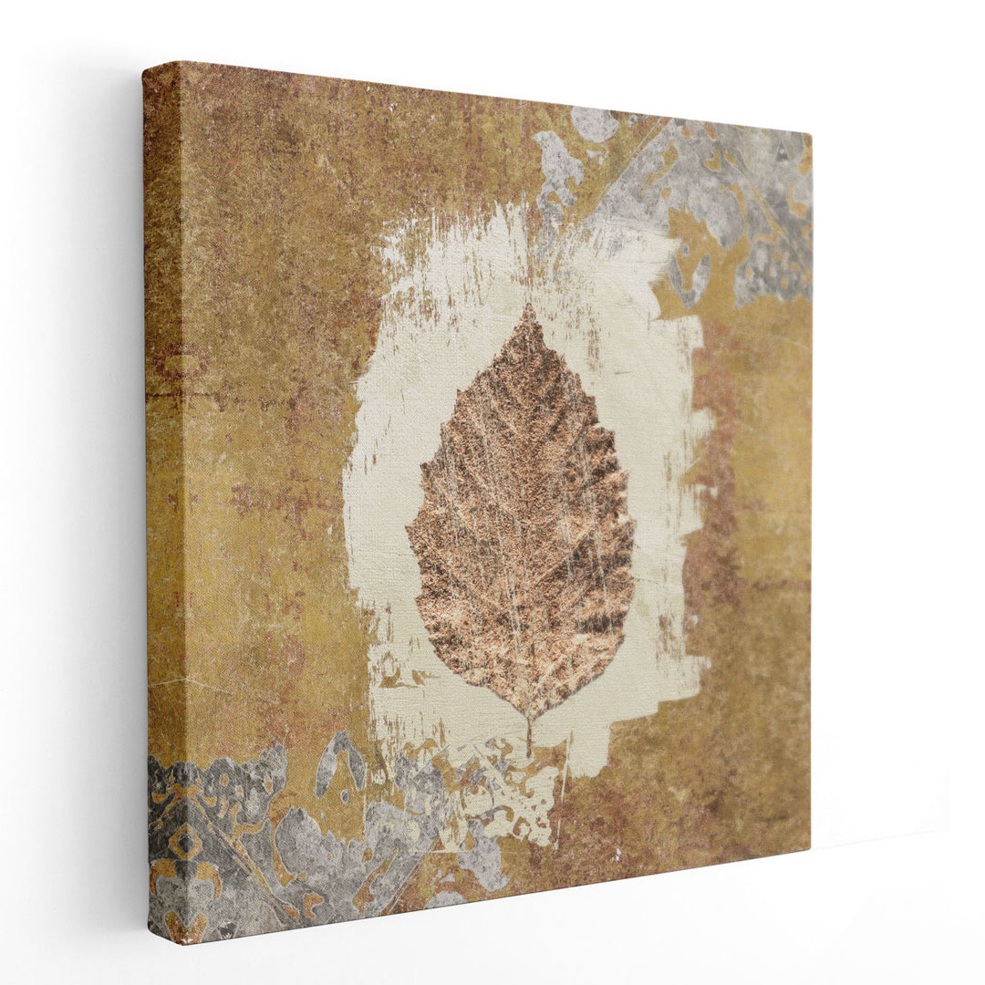 Gilded Leaf VI - Canvas Print Wall Art