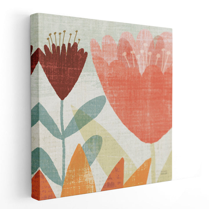 Modern Garden Panel II - Canvas Print Wall Art