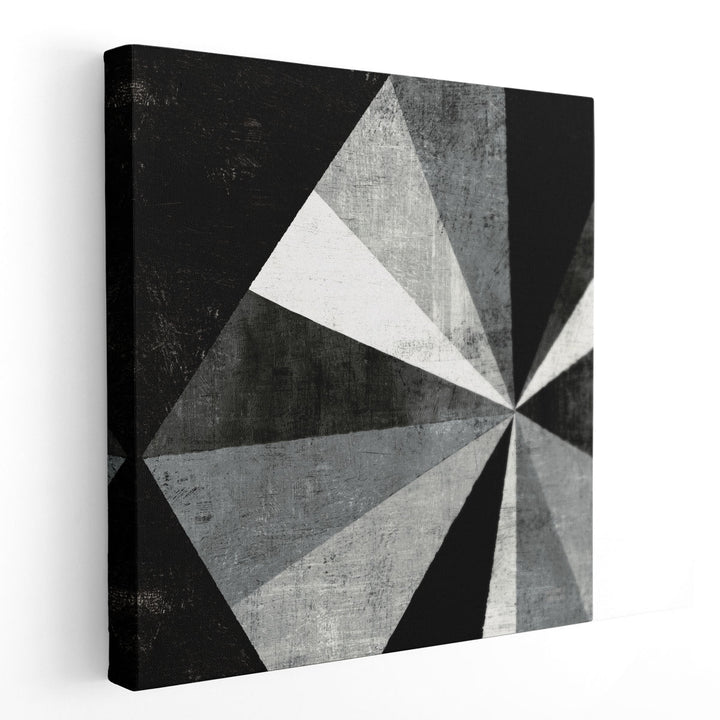 Triangulawesome I Black and White - Canvas Print Wall Art