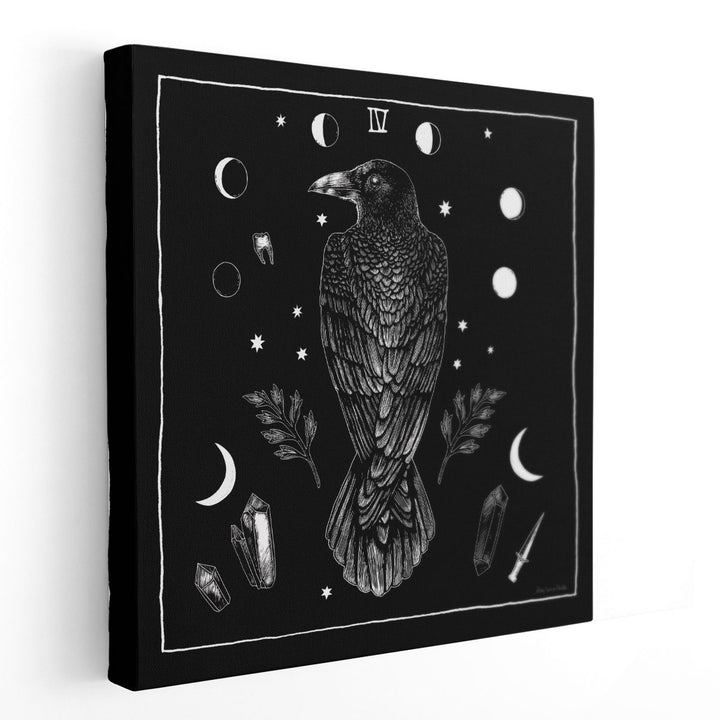 All Hallows Eve IV Black and White - Canvas Print Wall Art