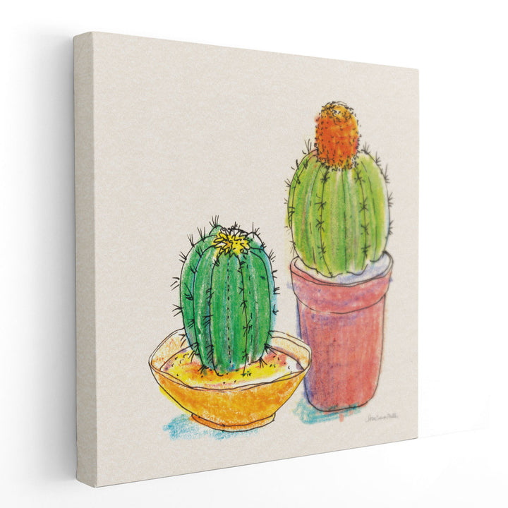 Cacti Garden III - Canvas Print Wall Art