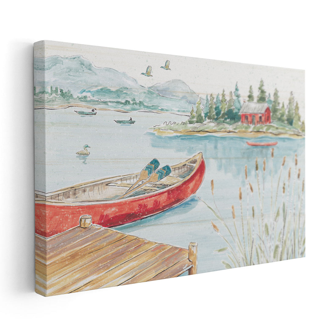 Lake Moments I - Canvas Print Wall Art