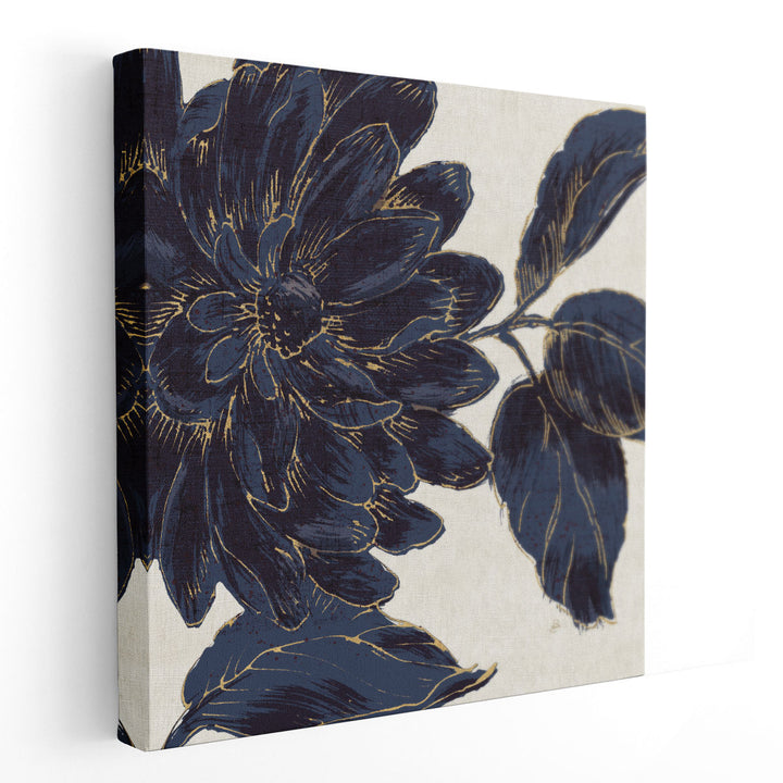 Indigo Garden I - Canvas Print Wall Art