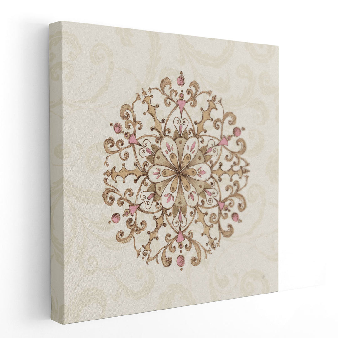 Elegant_Season Snowflake III - Canvas Print Wall Art