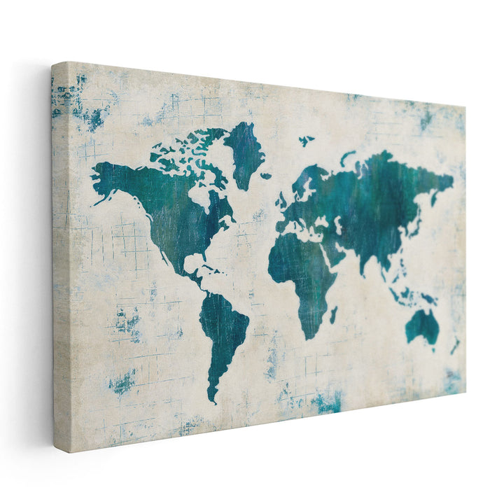 Discover the World - Canvas Print Wall Art