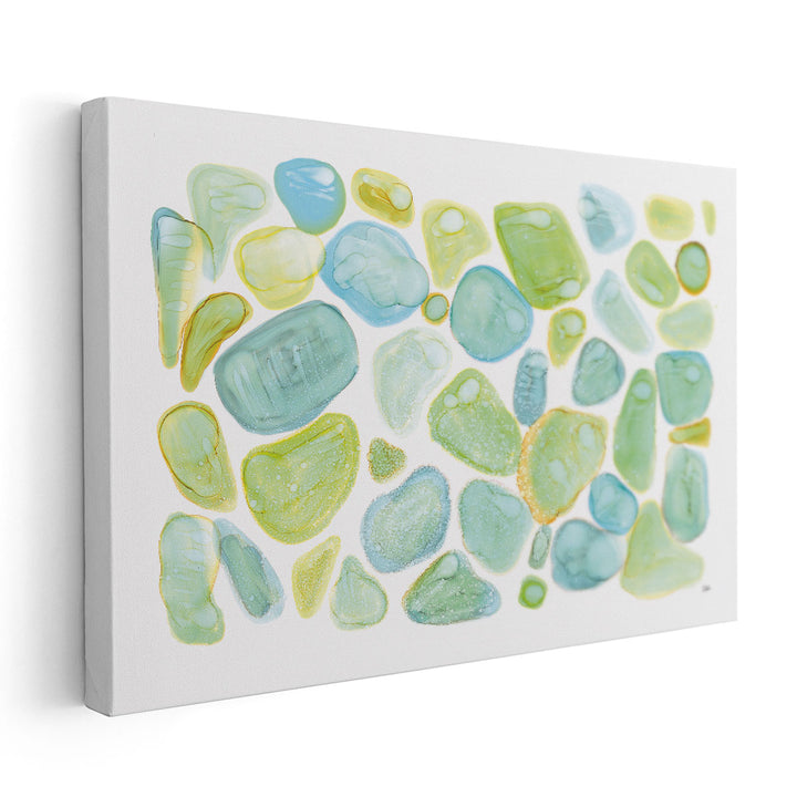 Seaglass Abstract - Canvas Print Wall Art