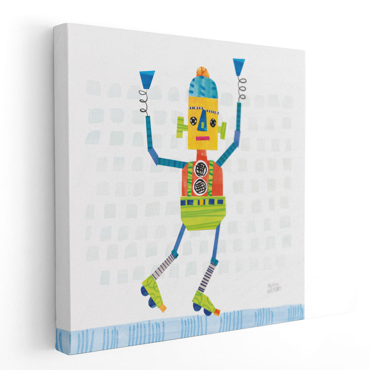 Robot Party I - Canvas Print Wall Art