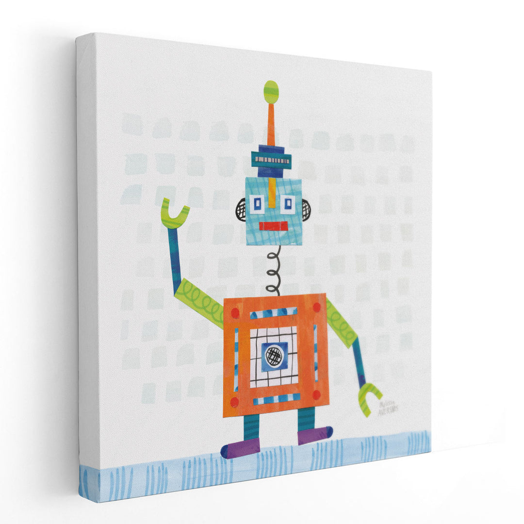 Robot Party III - Canvas Print Wall Art