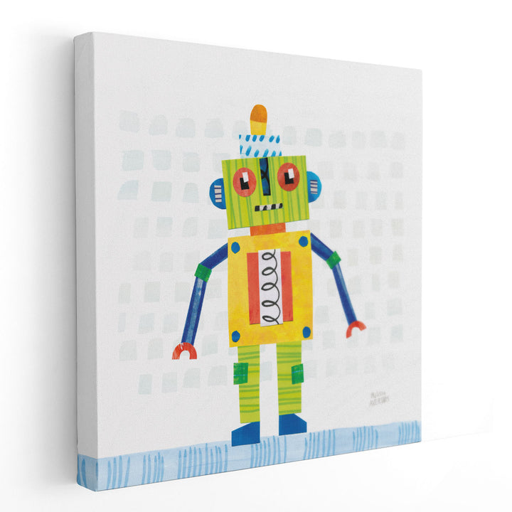 Robot Party IV - Canvas Print Wall Art